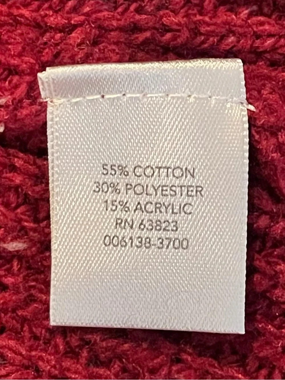 C J Banks Open-Front Marbled Cable Knit Cardigan Sweater In Burgundy Size 1X New